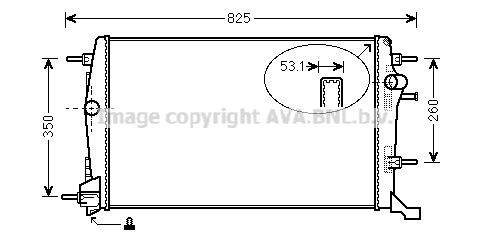 AVA QUALITY COOLING Радиатор, охлаждение двигателя RT2414